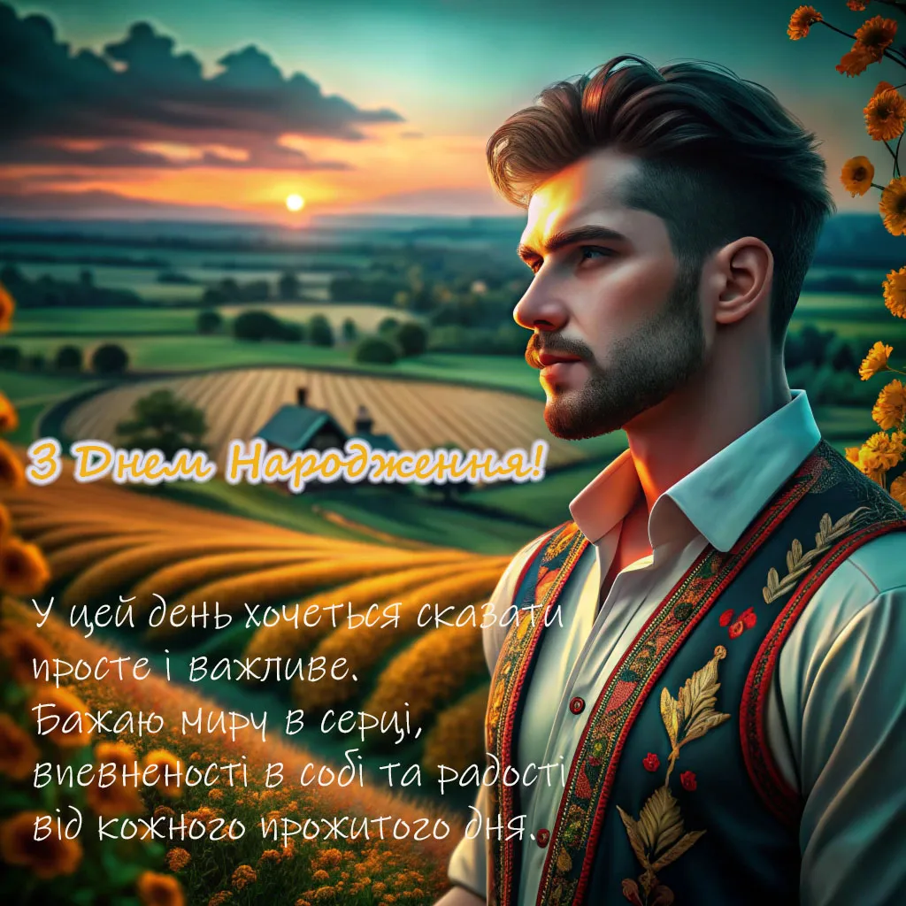 Картинка з днем народження мужчині